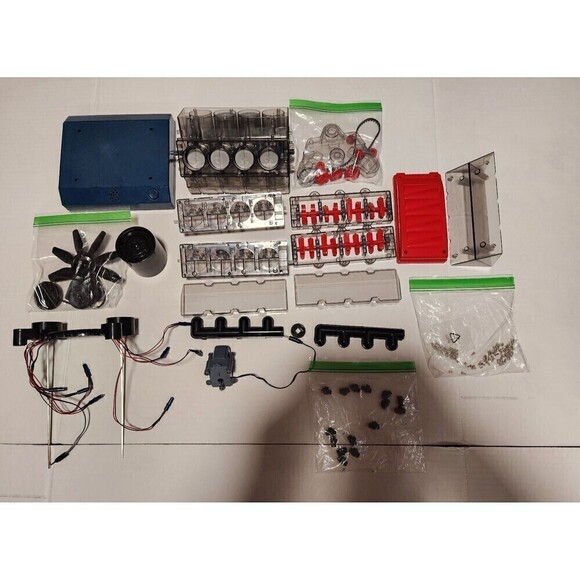 Playz V8 Combustion Engine Model Building Toy Kit - Picture 2 of 12